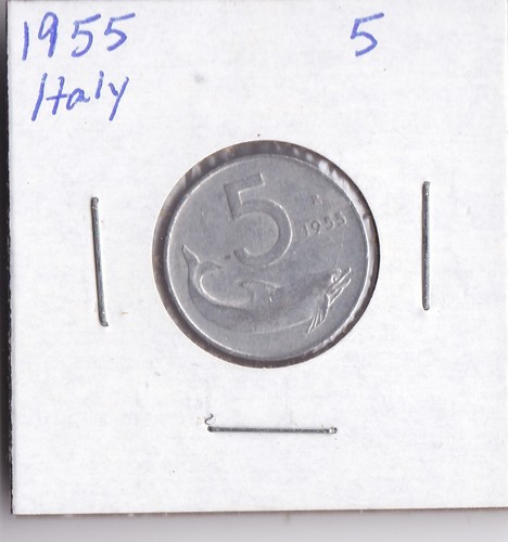 1955 italy lire - italy, 5