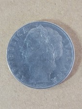 1956 Italy 100 Lire coin