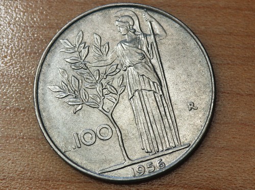1956 italy 100 lire 96 - 1956,