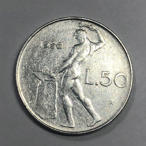 1956 italy lire foreign - 50,