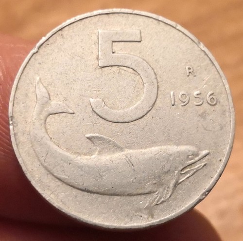 1956 lire coin - 1956, coin,