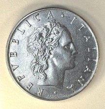 1956 R Italy 50 Lire KM# 95.1