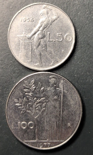 Italy 1956 lire - italy, 1977