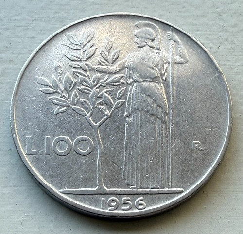 1956 italy 100 - italy, coin