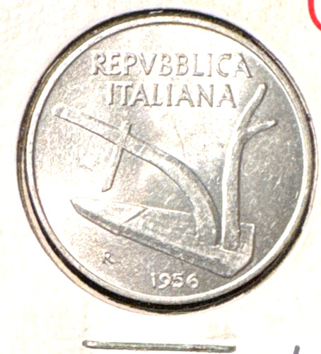 Italy 1956 lire - 10, km