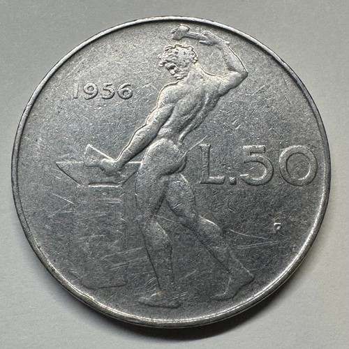 1956 italy lire coin - lire,
