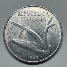 1956 Italy 10 Lire - Beautiful