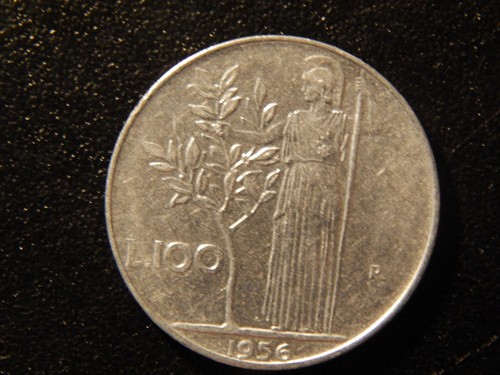 1956 italy 100 - r, very