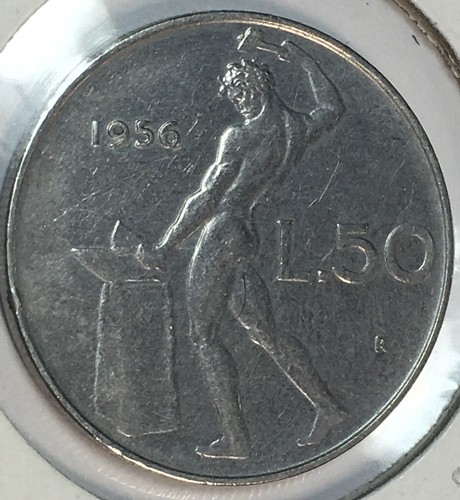 Italy 1956r lire - italy, 50