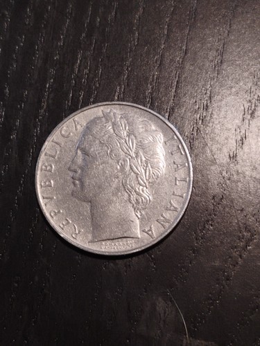 1956 italy 100 lire coin - 100,