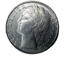 Italy 100 Lire - 1956  - KM#