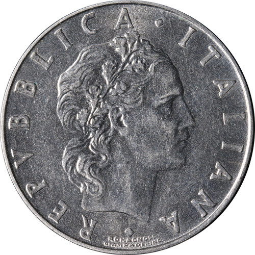 Italy 1956 fifty lire - italy, 1956-r