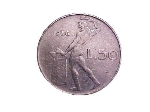 1956 italy lire 1 - 50,
