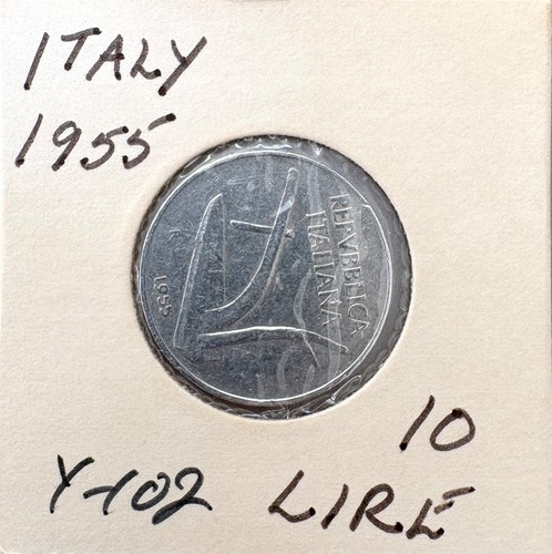 Italy 1955 lire - italy, lire,