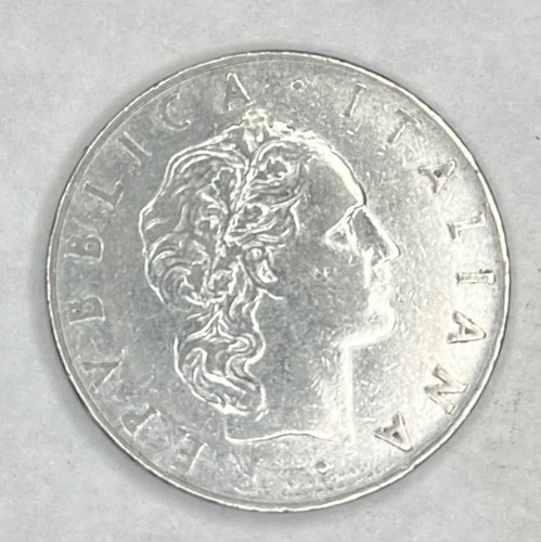 1956 italy lire coin - 50,