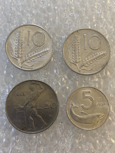 Italian lire italy - -, 5
