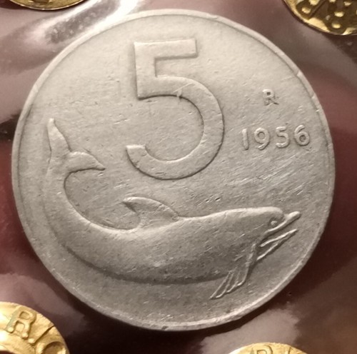 1956 lire coin - 5,