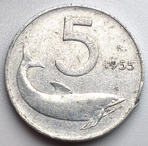 Italy lire 1955 r - lire, /